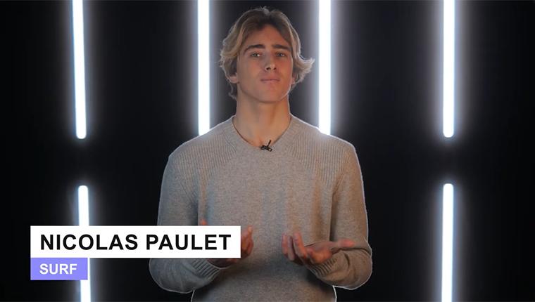 Nicolas Paulet, étudiant sportif de haut-niveau à l'INSA Lyon // Sa discipline : le surf